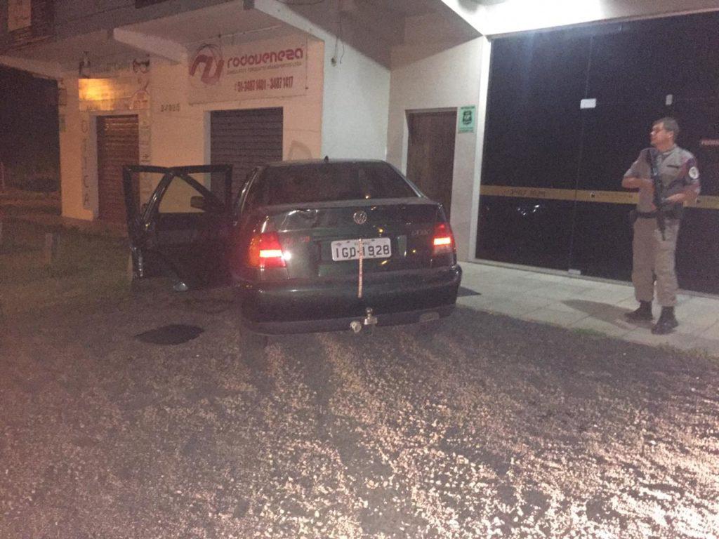 Brigada Militar frustra ação de grupo em ataque a banco na madrugada em Glorinha
