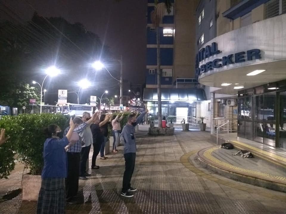 Comunidade evangélica de Gravataí promove momento de oração aos pacientes do Becker
