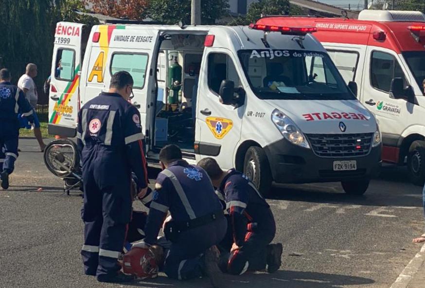Motociclista morre em colisão envolvendo carro em Gravataí