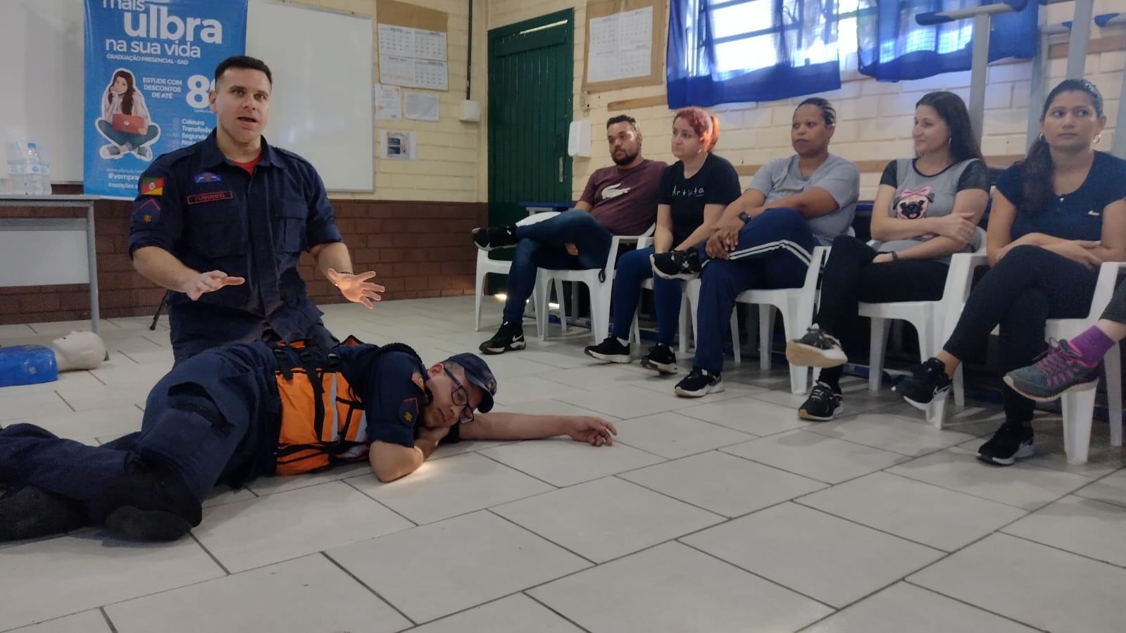 Bombeiros e Ulbra capacitam professores de Gravataí na Lei Lucas