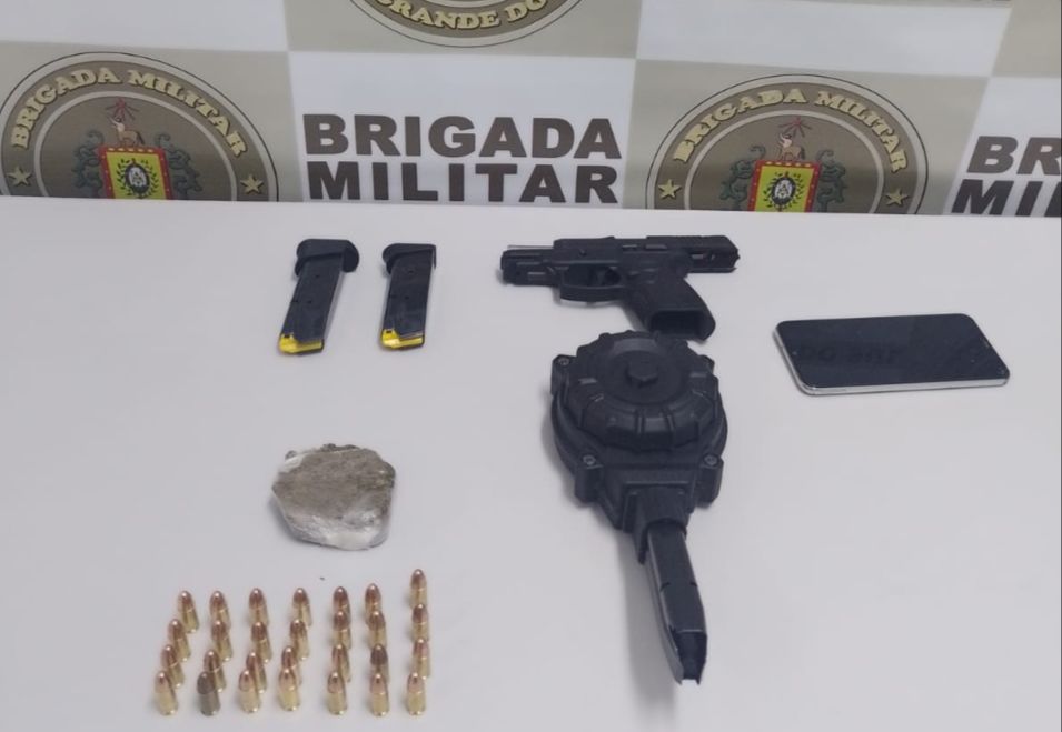 Homem é preso com pistola 9mm em Gravataí
