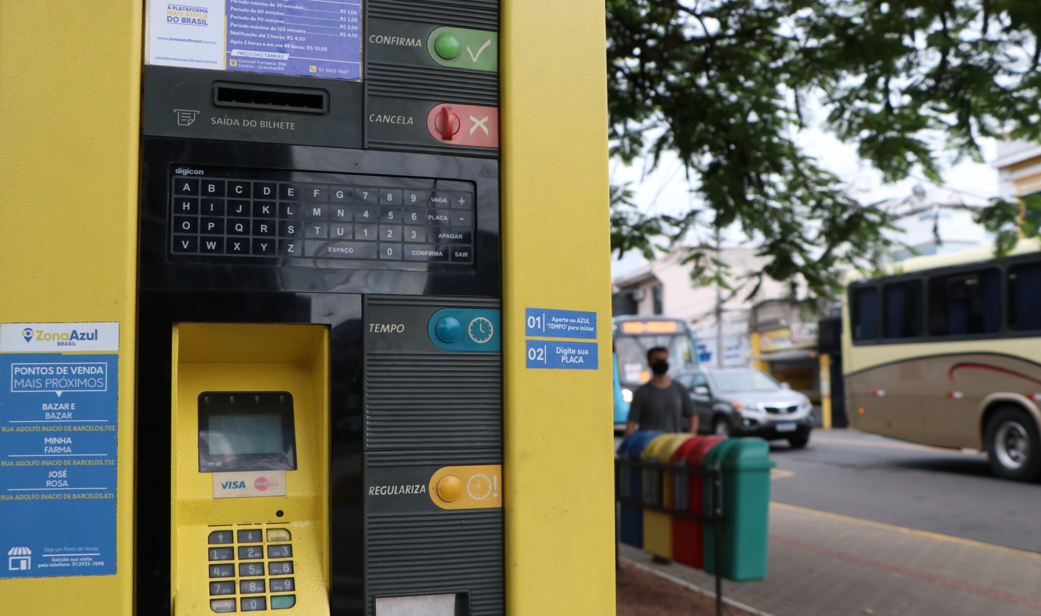 Em Gravataí, estacionamento rotativo terá novos valores a partir de quinta