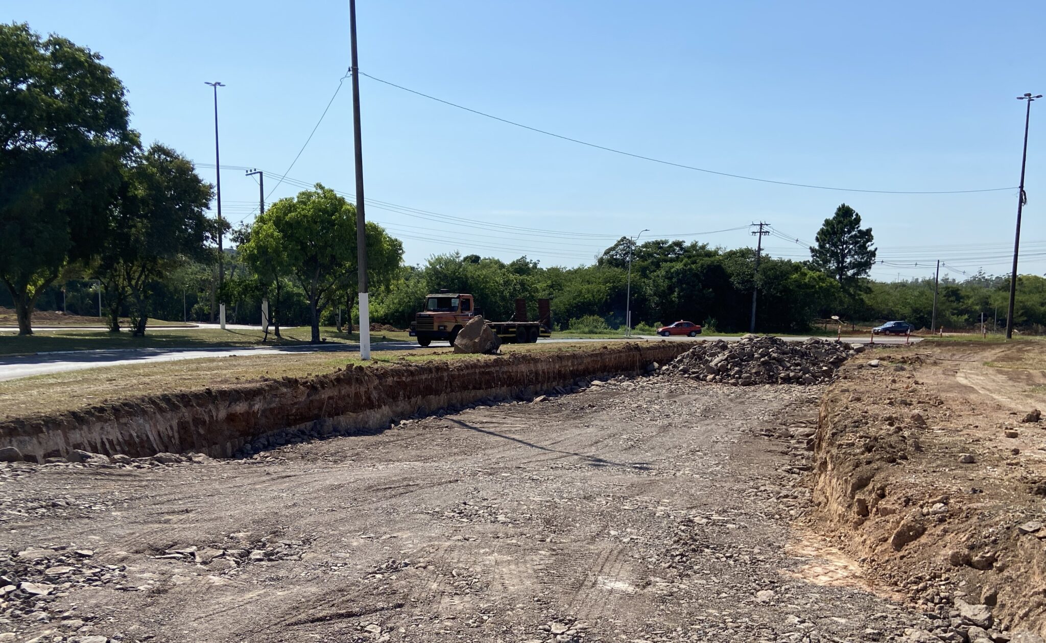 Em Gravataí, trânsito terá alterações no entorno das obras do viaduto na ERS-118