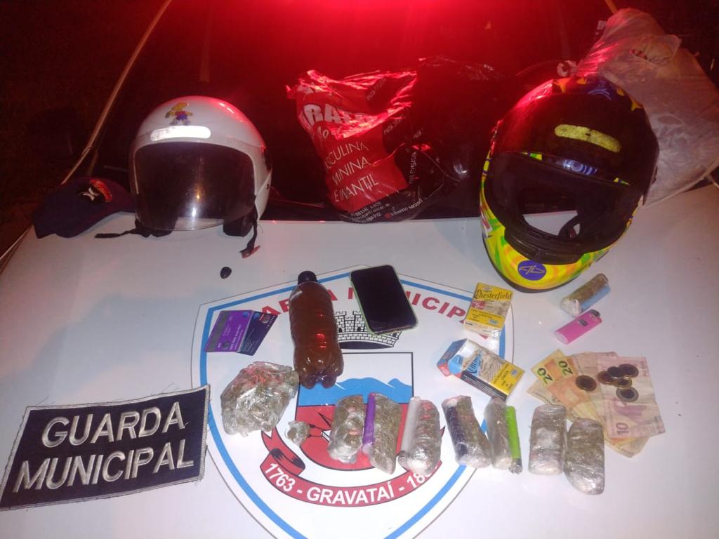 Guarda Municipal prende casal por tráfico de drogas em Gravataí