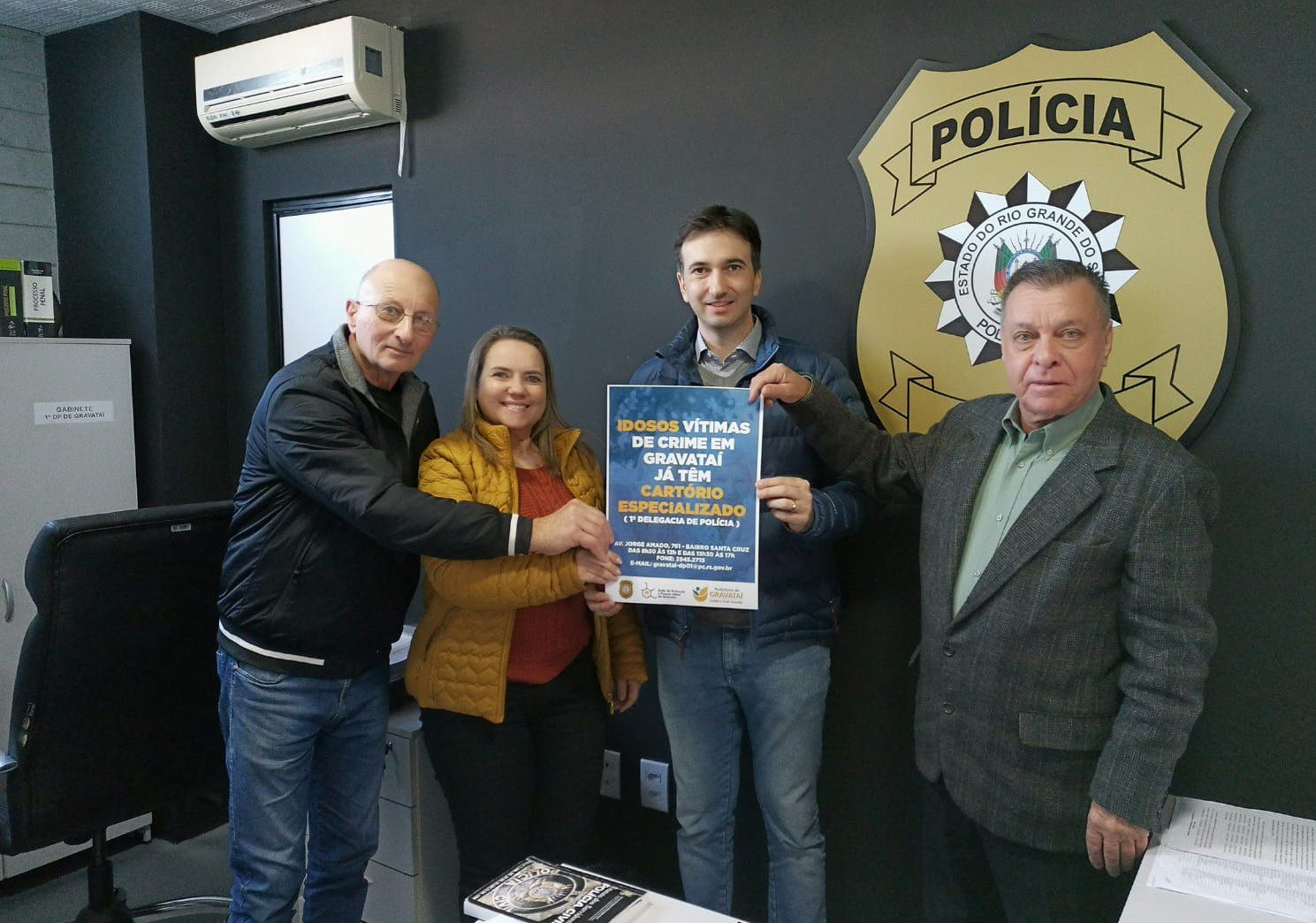 Campanha informativa reforça atuação da Delegacia do Idoso em Gravataí