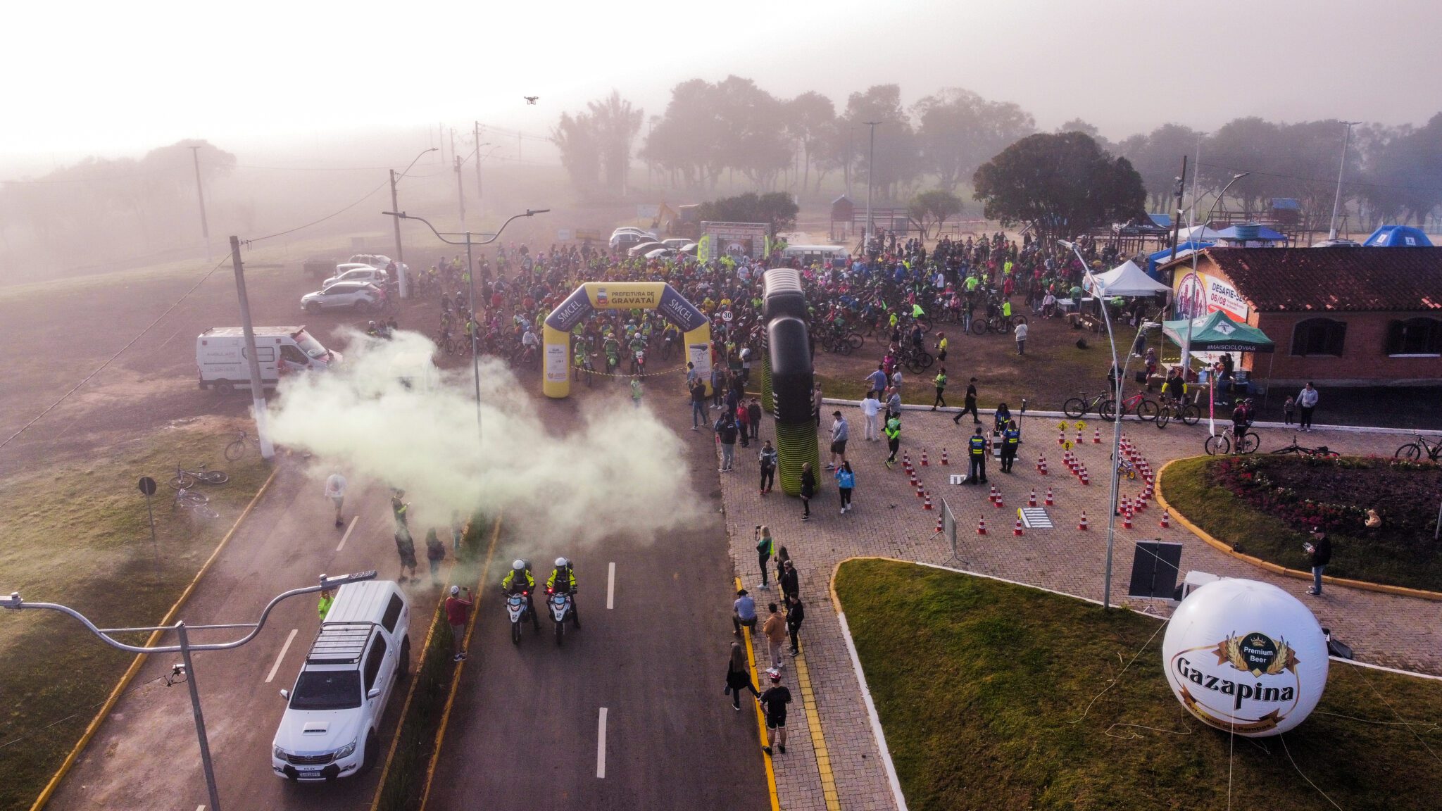 Evento ciclístico reúne atletas de várias regiões do RS e do Uruguai em Gravataí