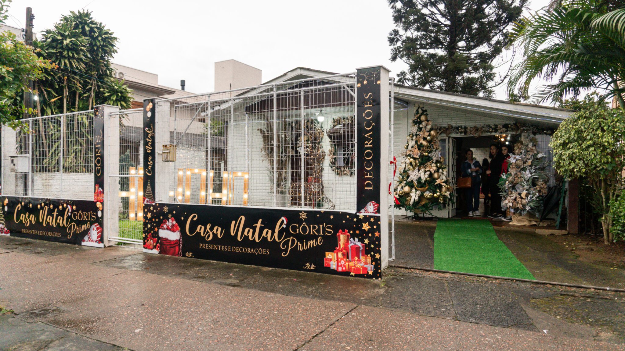 Primeira Casa do Papai Noel em Gravataí é inaugurada; veja as fotos