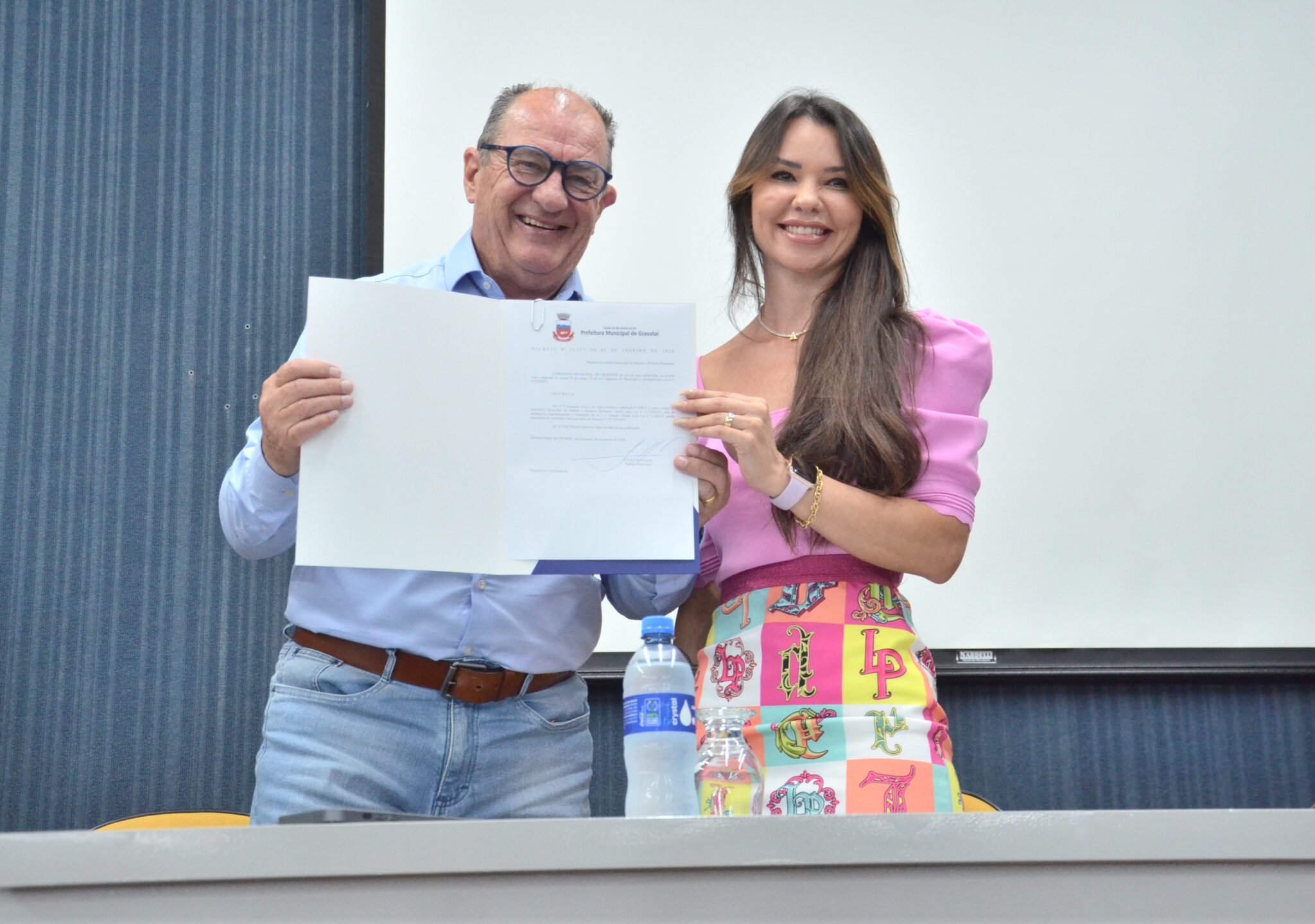 Primeira secretária da pasta Mulher e Direitos Humanos de Gravataí é empossada