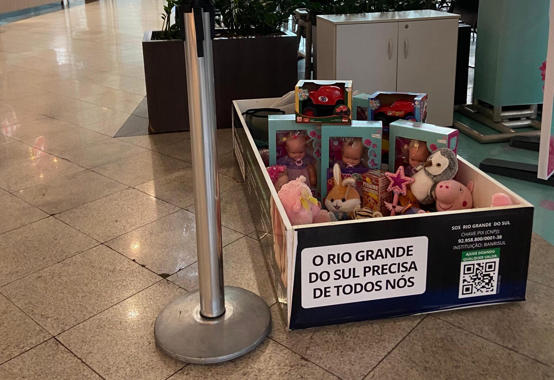 Campanha solidária do Gravataí Shopping segue recebendo doações aos atingidos no RS