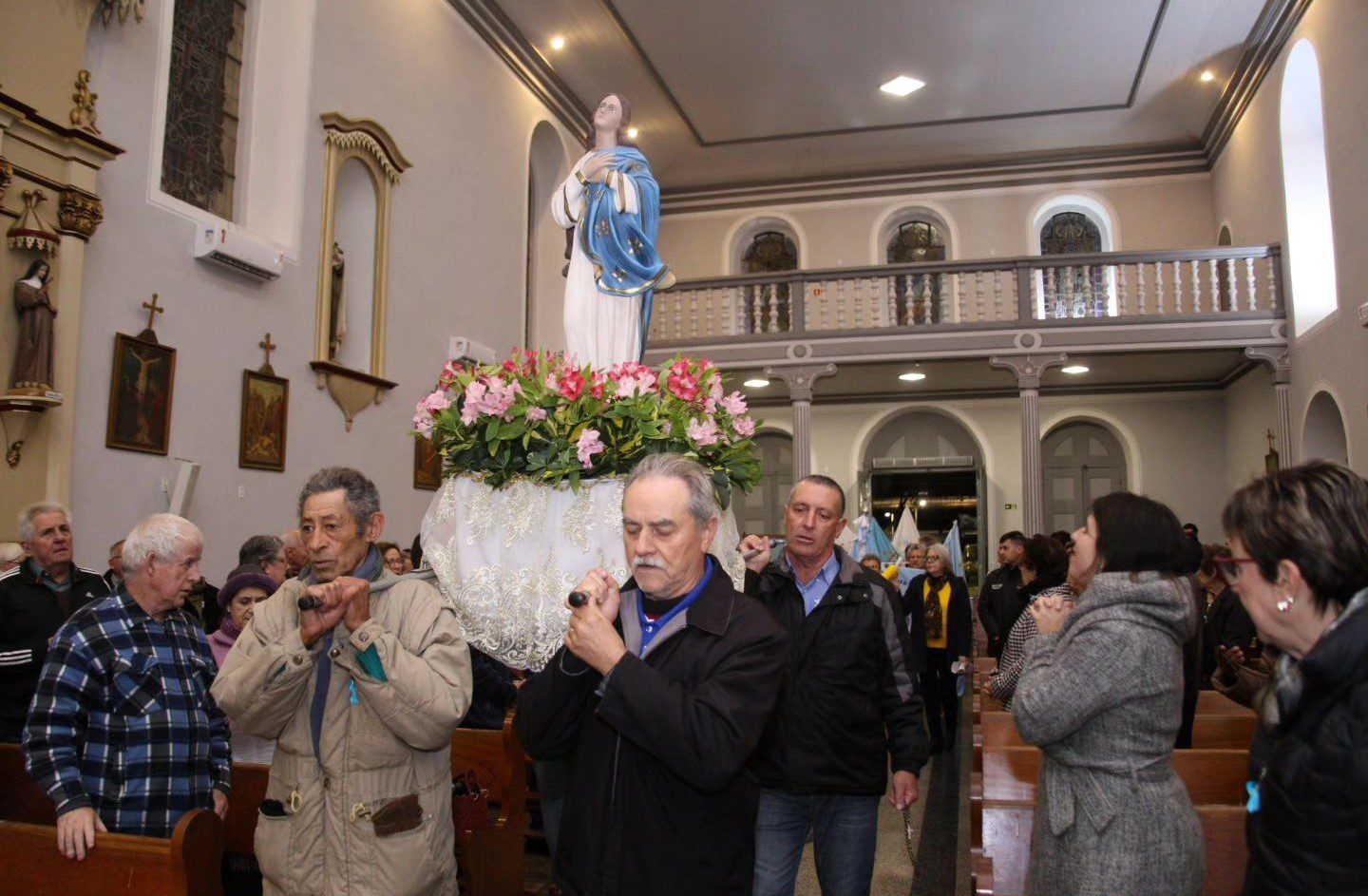 Missa solene, procissão e almoço da Festa da Padroeira de Gravataí ocorrem domingo