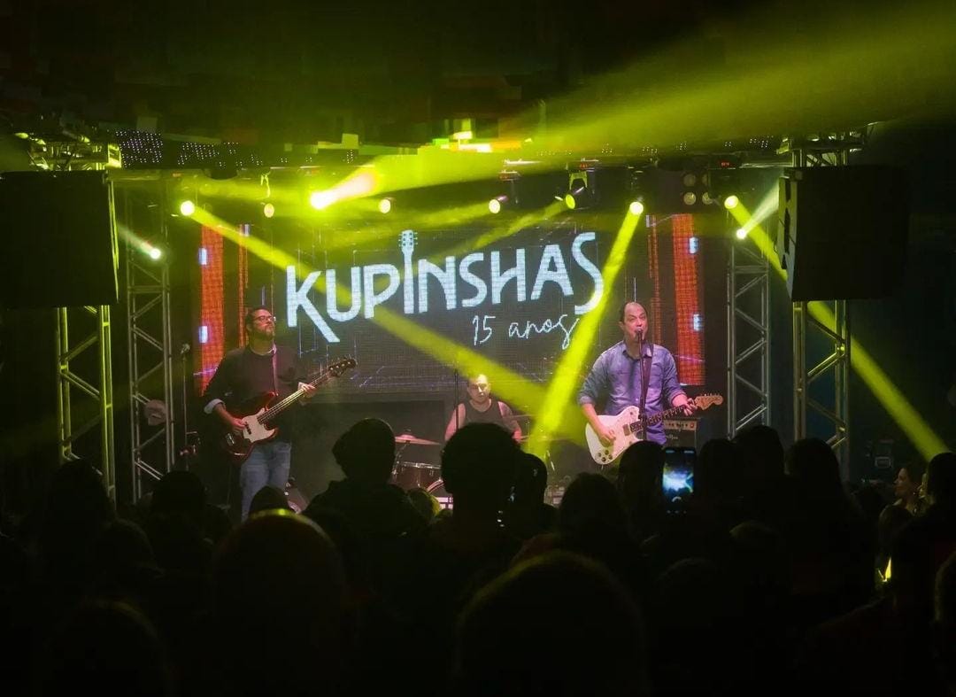 Show comemorativo aos 15 anos da banda Os Kupinshas ocorre neste sábado em Gravataí