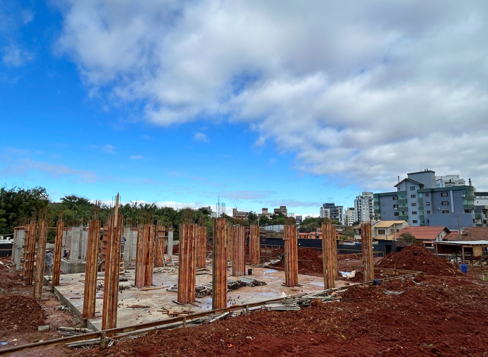 Em Gravataí, avançam as obras de residencial de 162 apartamentos e a um minuto do Centro