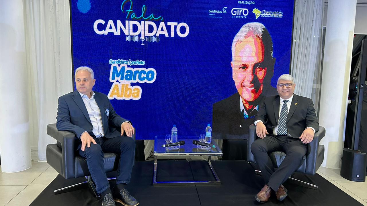 Assista a entrevista completa de Marco Alba no Fala Candidato