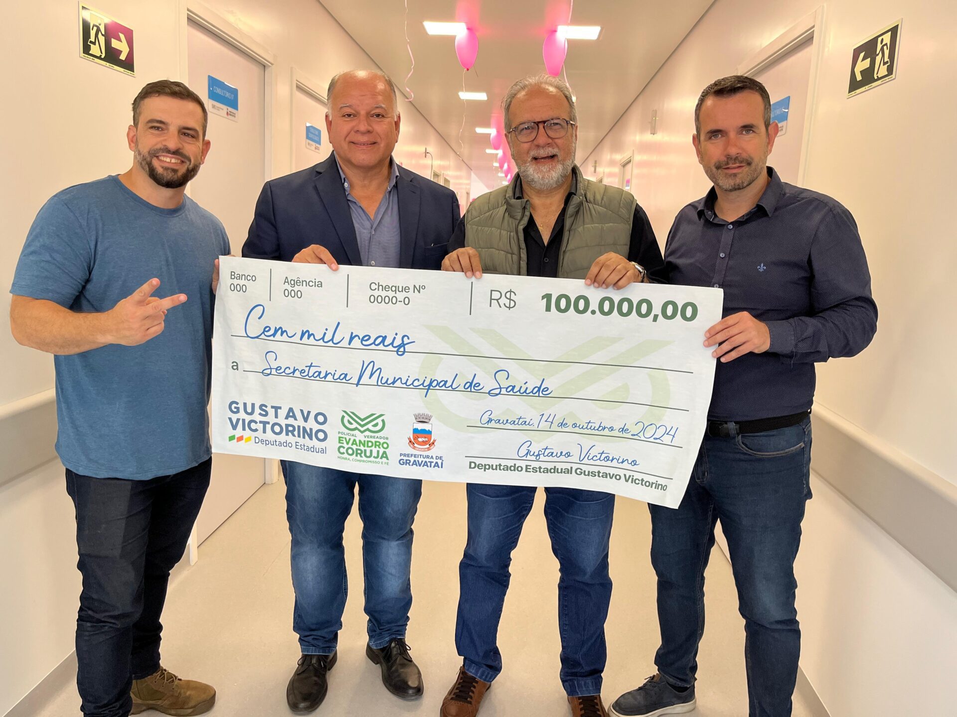 Emenda parlamentar de R$ 100 mil será destinada à área da saúde em Gravataí