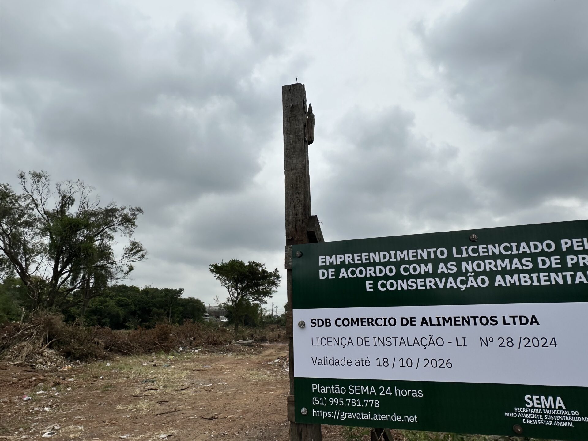 Fort Atacadista já prepara terreno para a construção de unidade em Gravataí