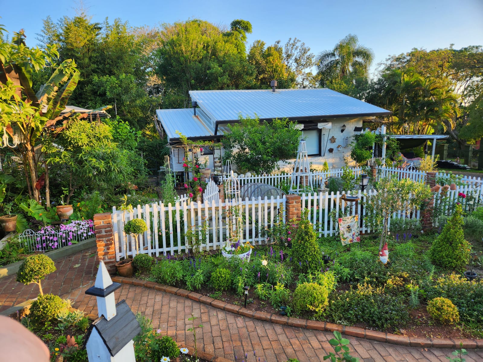 Gravataí tem um dos três jardins mais bonitos do Brasil; Conheça o morador que é responsável pelo espaço
