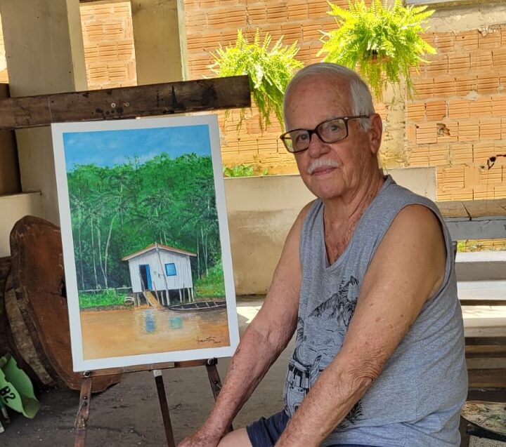Aos 93 anos, morador de Gravataí irá expor obras de arte em renomada feira de Manaus