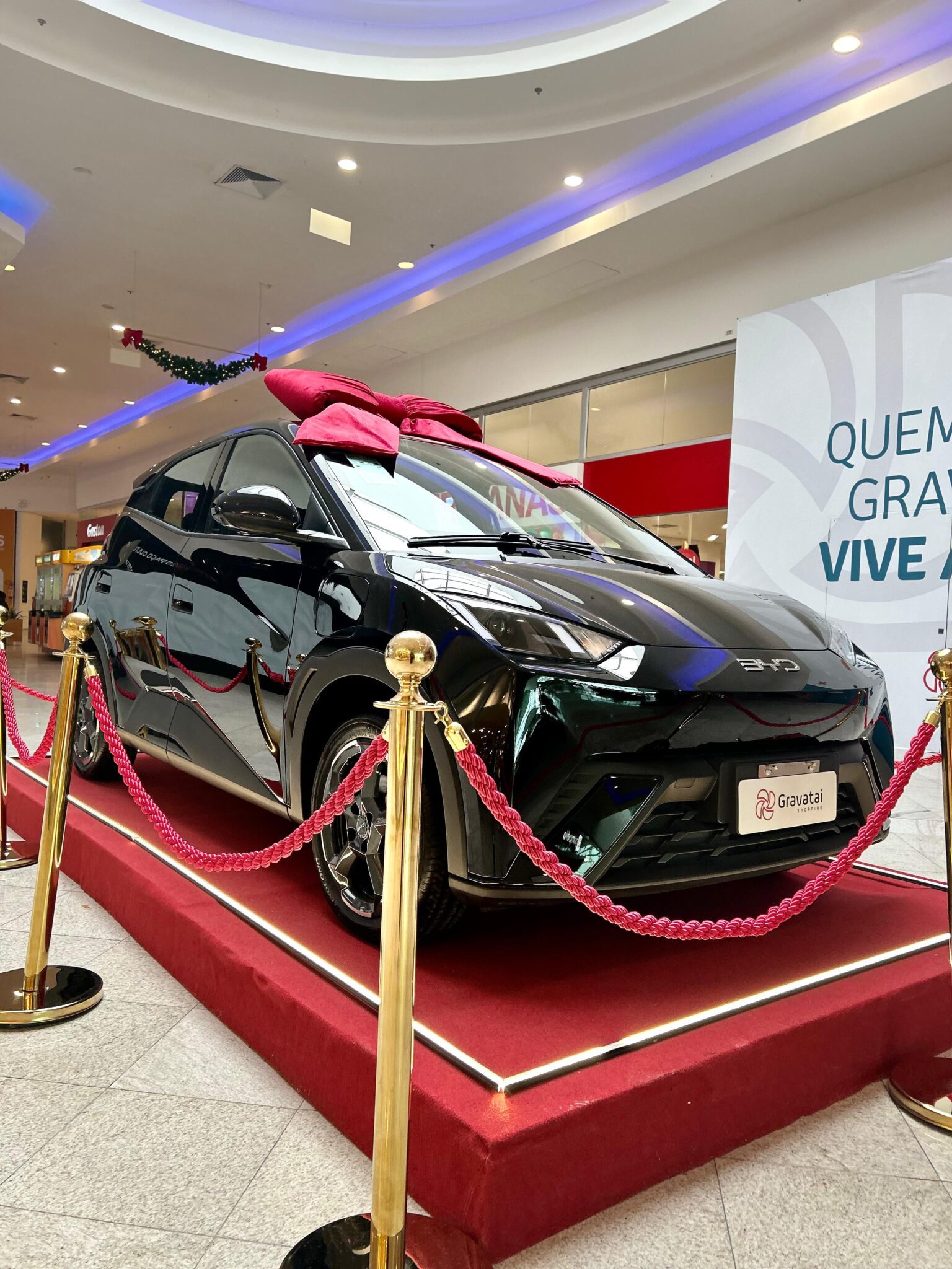 Gravataí Shopping vai sortear carro elétrico zero em campanha que vai até o fim do mês