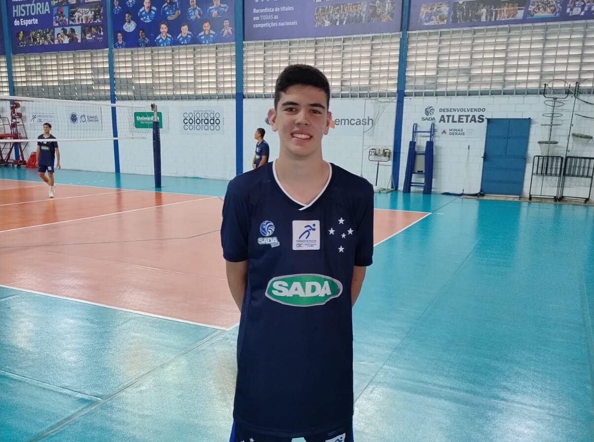 Jovem de Gravataí é o mais novo atleta a compor o time de base do Sada Cruzeiro