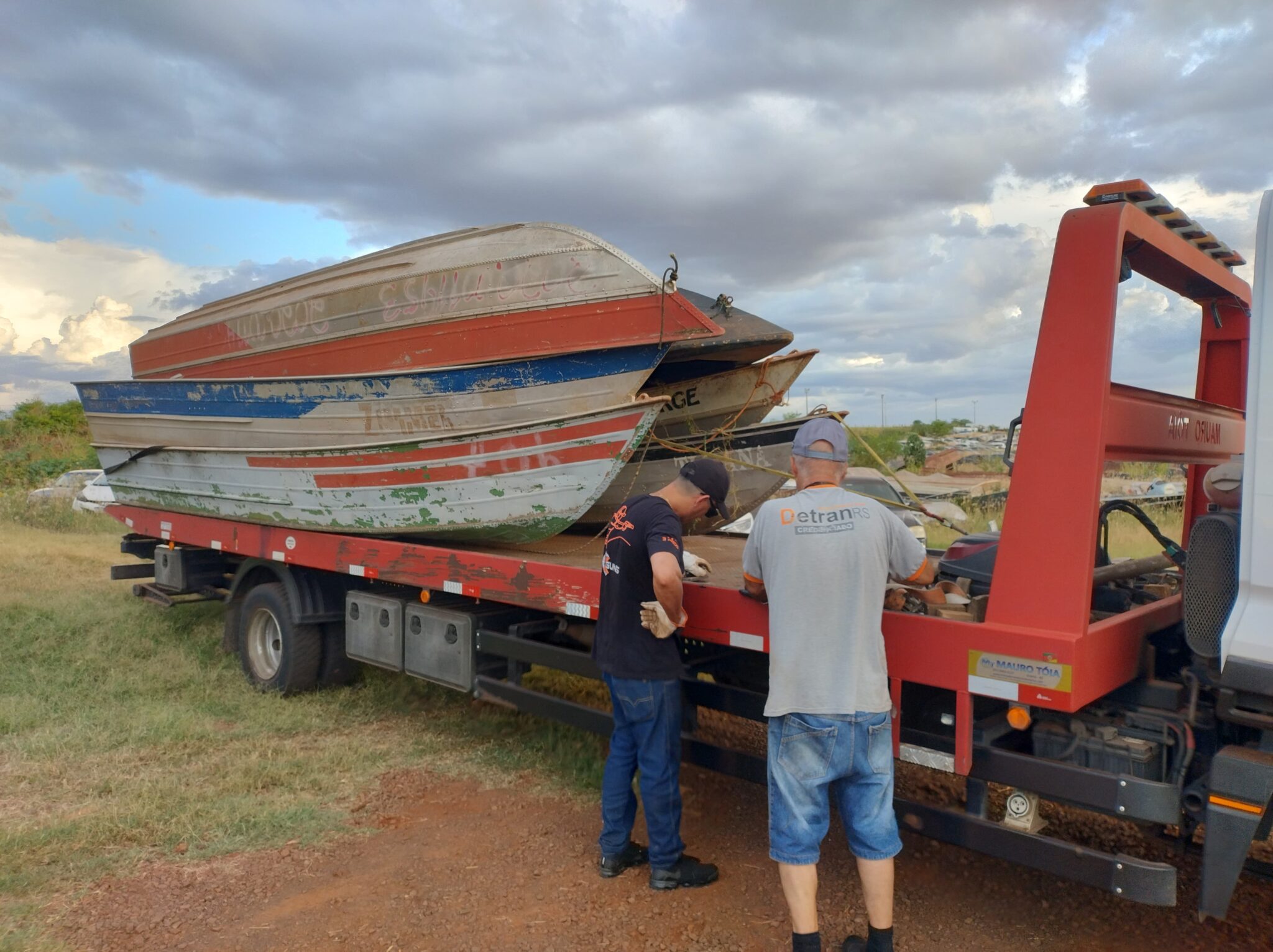 Gravataí recebe doação de embarcações para atender a população em situação de emergência