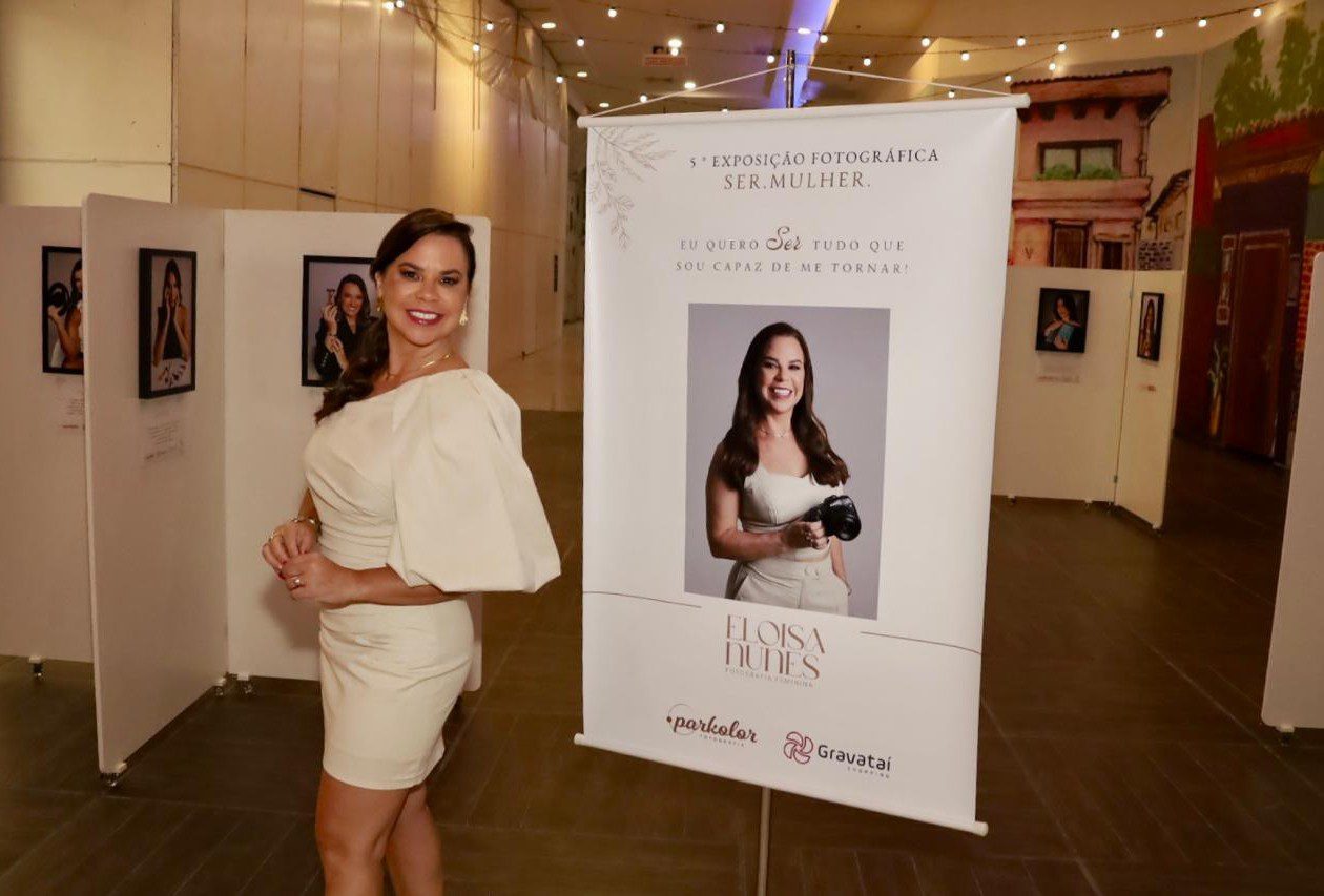 Exposição fotográfica de Eloisa Nunes em homenagem às mulheres é inaugurada no Gravataí Shopping