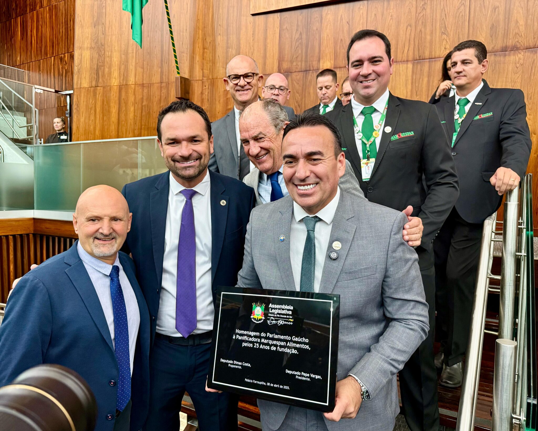 Marquespan é homenageada na Assembleia pelos 25 anos de fundação em Gravataí