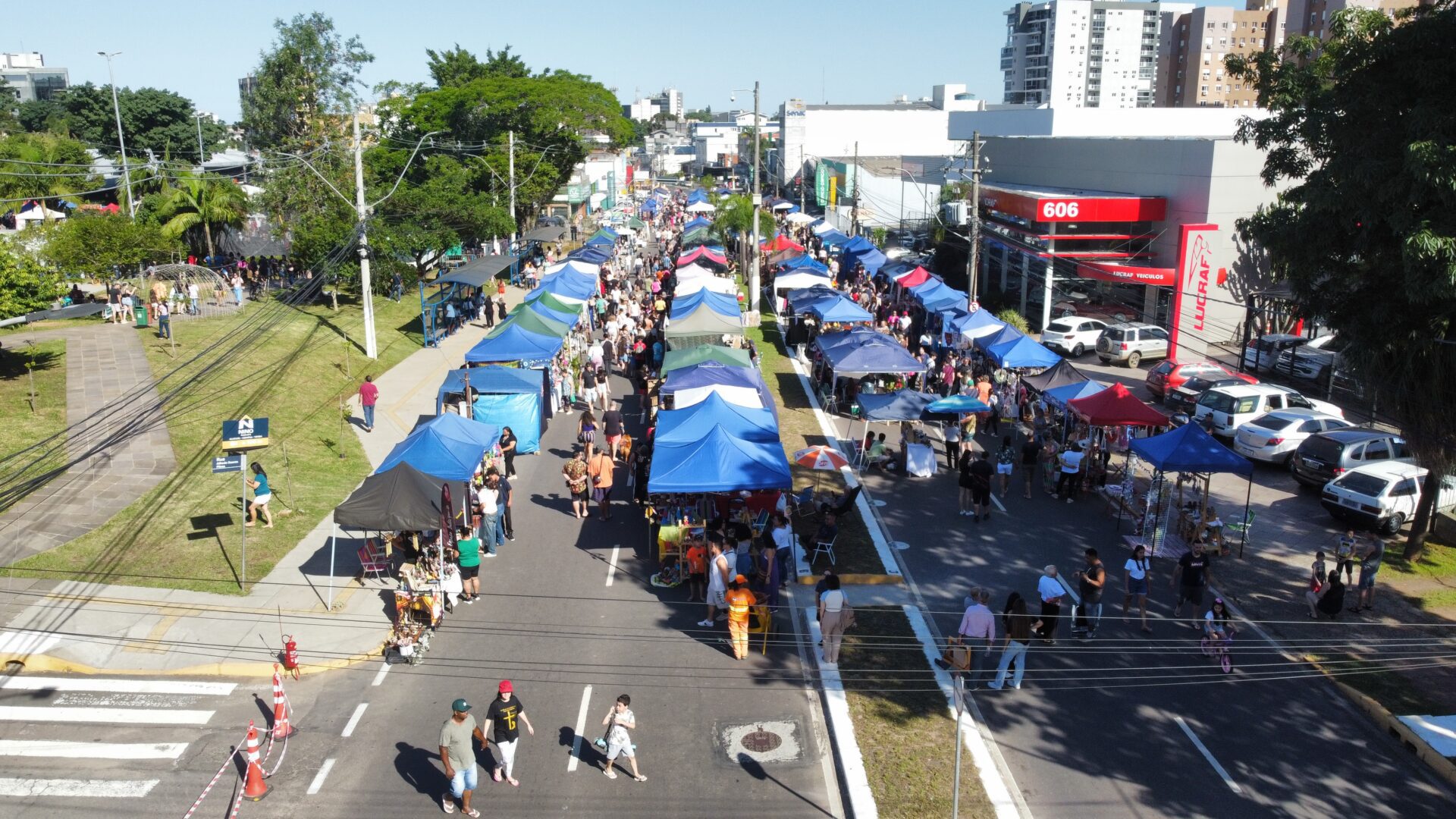 Próximo domingo será de feira e apresentações em mais um Rua Aberta, em Gravataí