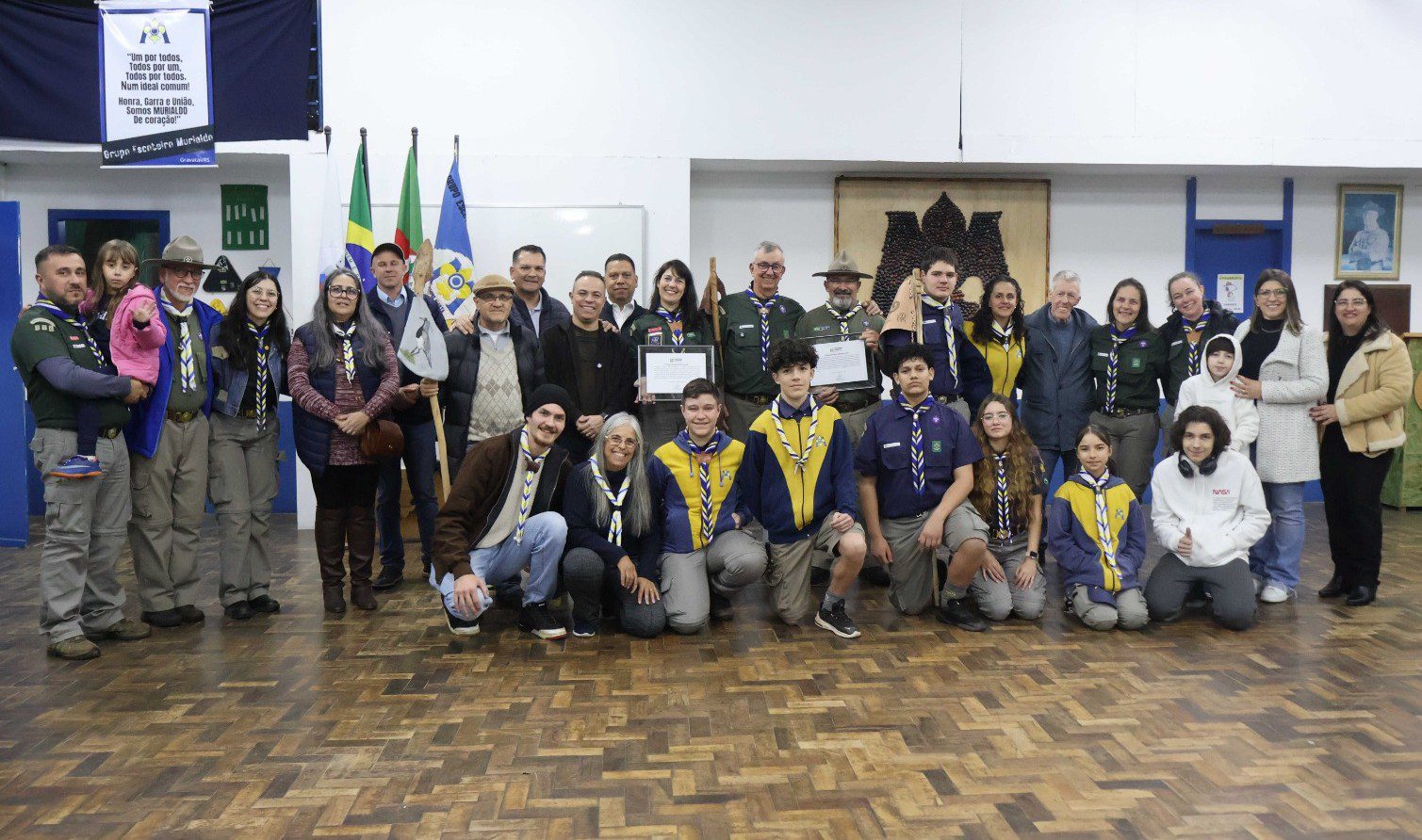 Grupo escoteiro de Gravataí recebe homenagem pela atuação em prol da comunidade
