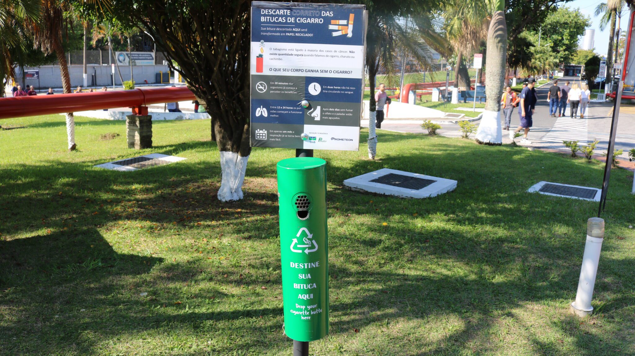 Em projeto ambiental, fábricas da Prometeon de Gravataí e Santo André reciclam quase 25 mil bitucas de cigarro em um mês