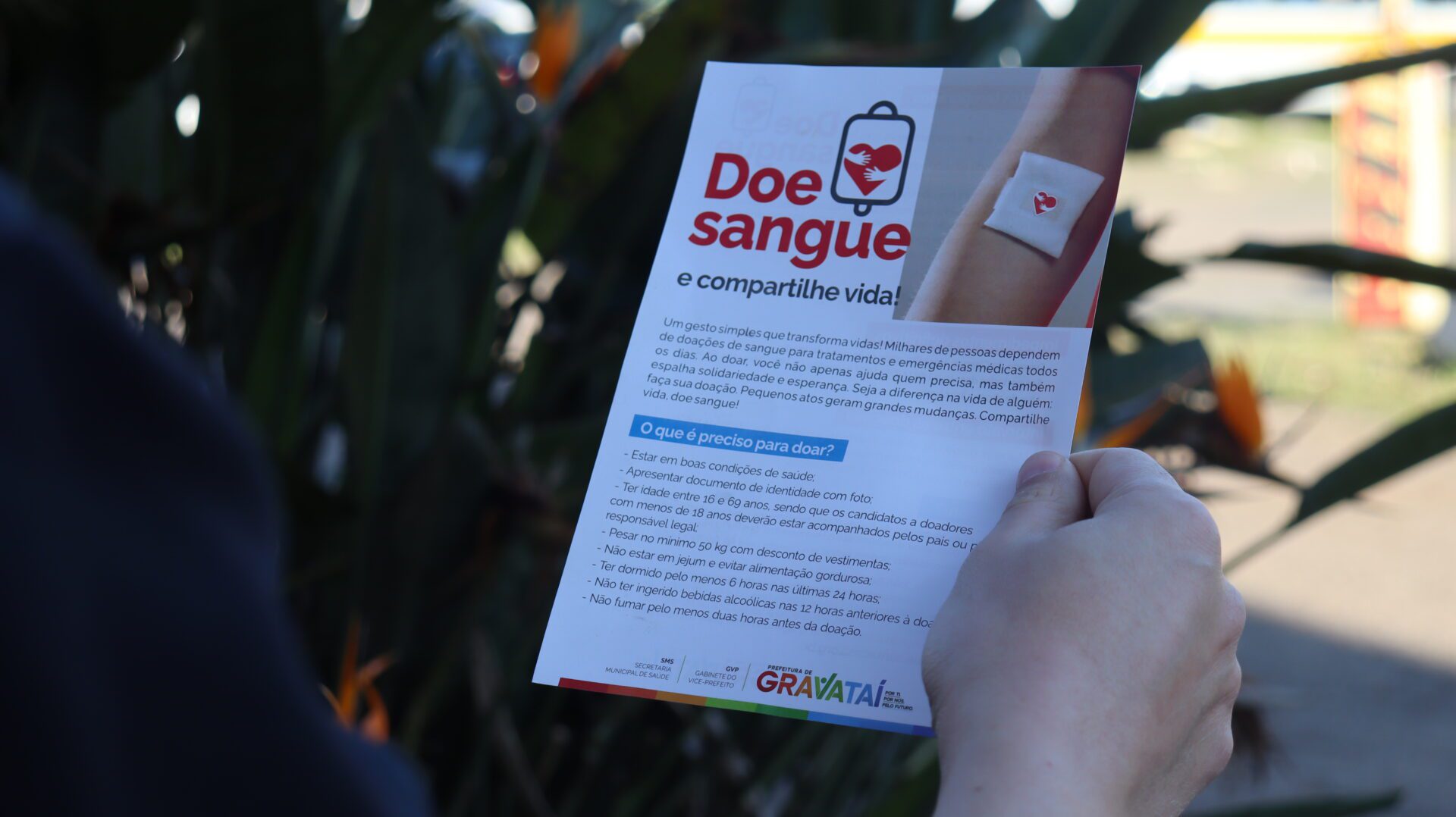 Campanha de doação de sangue disponibiliza transporte na próxima quarta em Gravataí; inscrições estão abertas