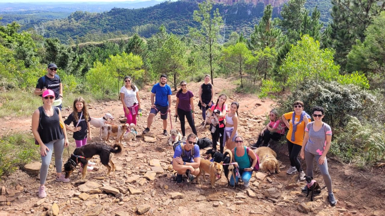 Agência de turismo pet realiza em Gravataí trilha no Morro Itacolomi para tutores e cães
