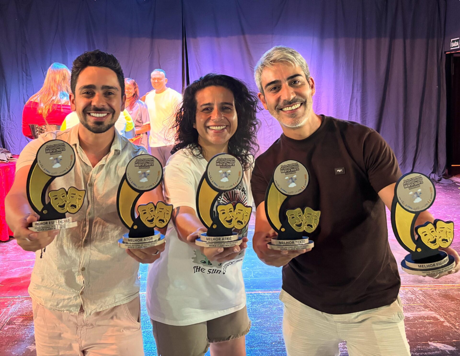 Trupe gravataiense celebra a conquista de cinco prêmios no Festival Nacional de Teatro do Piauí