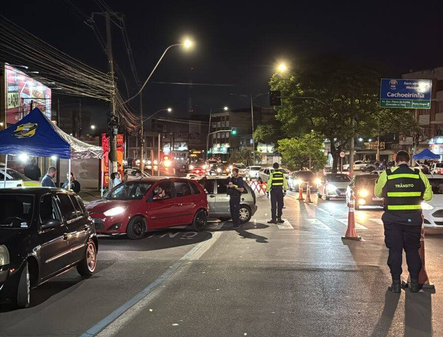 Operação Lei Seca tem prisão e mais de 170 abordagens entre Cachoeirinha e Gravataí