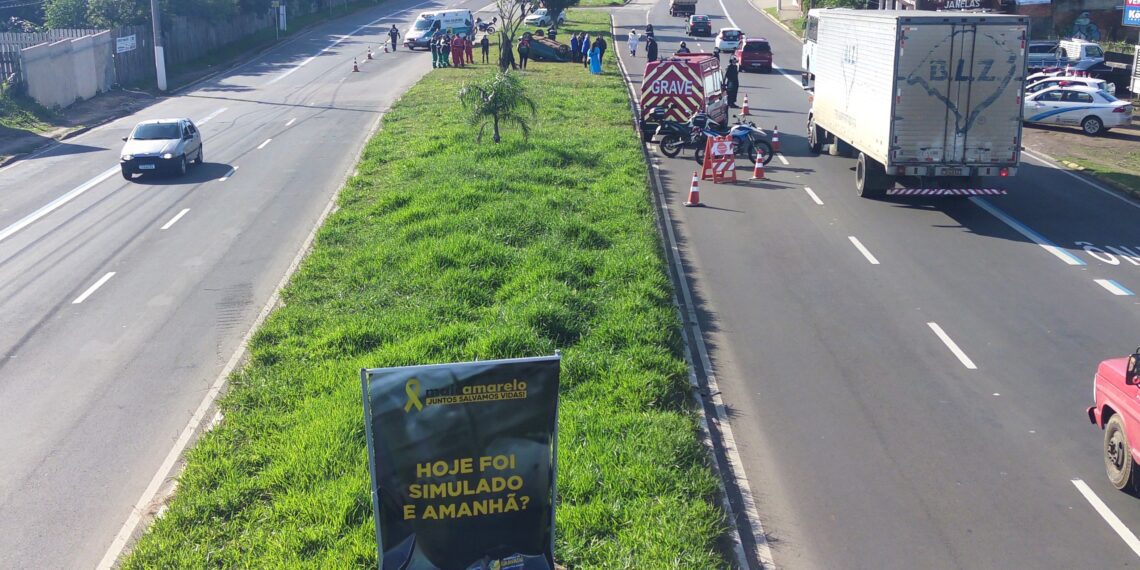 Gravataí promove simulado de acidente de trânsito na próxima quarta-feira. Ação integra campanha do Maio Amarelo