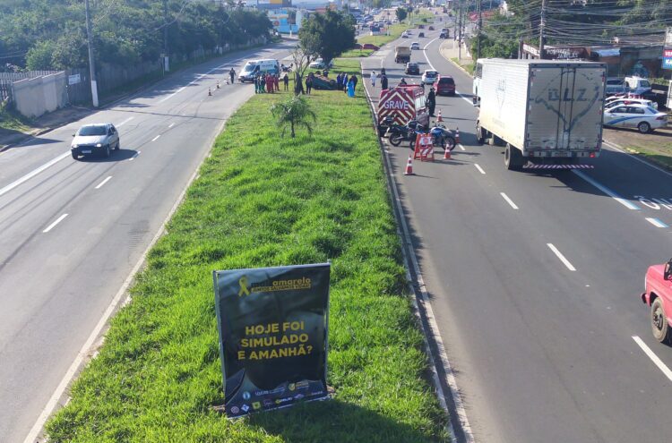 Gravataí promove simulado de acidente de trânsito na próxima quarta-feira. Ação integra campanha do Maio Amarelo