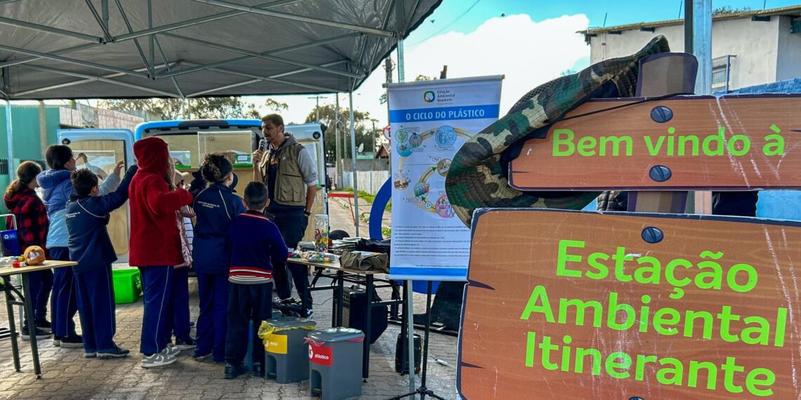 Projeto de educação ambiental da Braskem desenvolve atividades lúdico-pedagógicas em escolas públicas de Gravataí