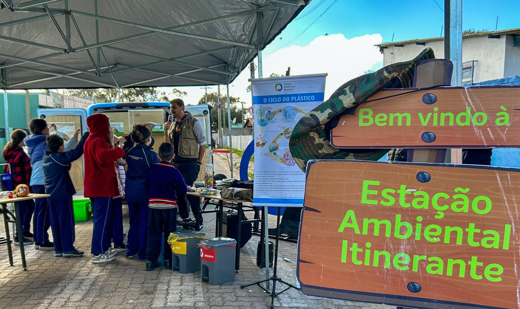 Projeto de educação ambiental da Braskem desenvolve atividades lúdico-pedagógicas em escolas públicas de Gravataí