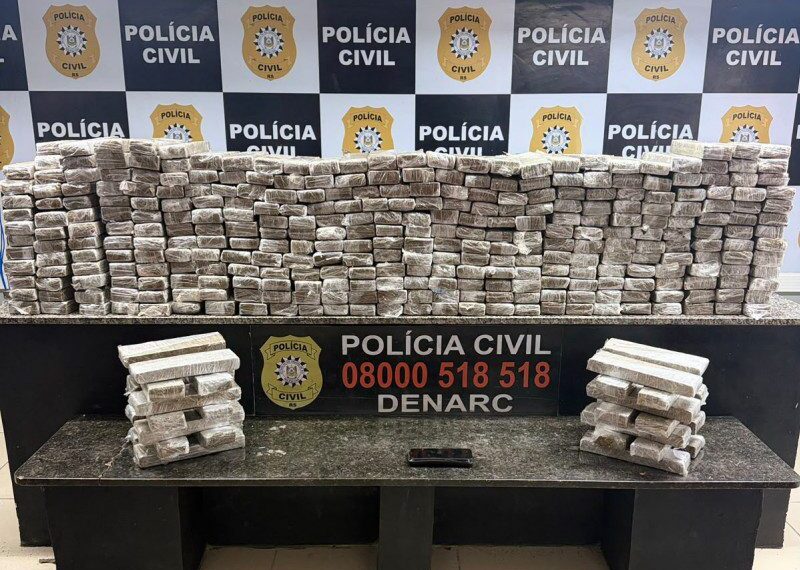 Polícia intercepta carregamento de 203 quilos de maconha transportado de Gravataí ao Vale dos Sinos