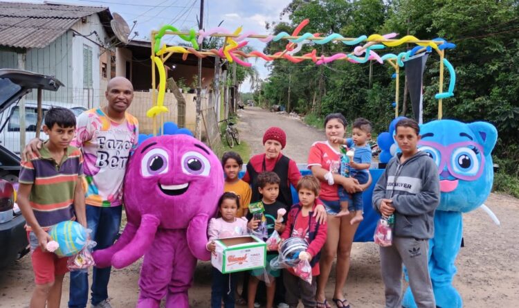 ONG Fazer o Bem arrecada brinquedos e doces para tradicional ação social de Dia das Crianças em Gravataí e Cachoeirinha