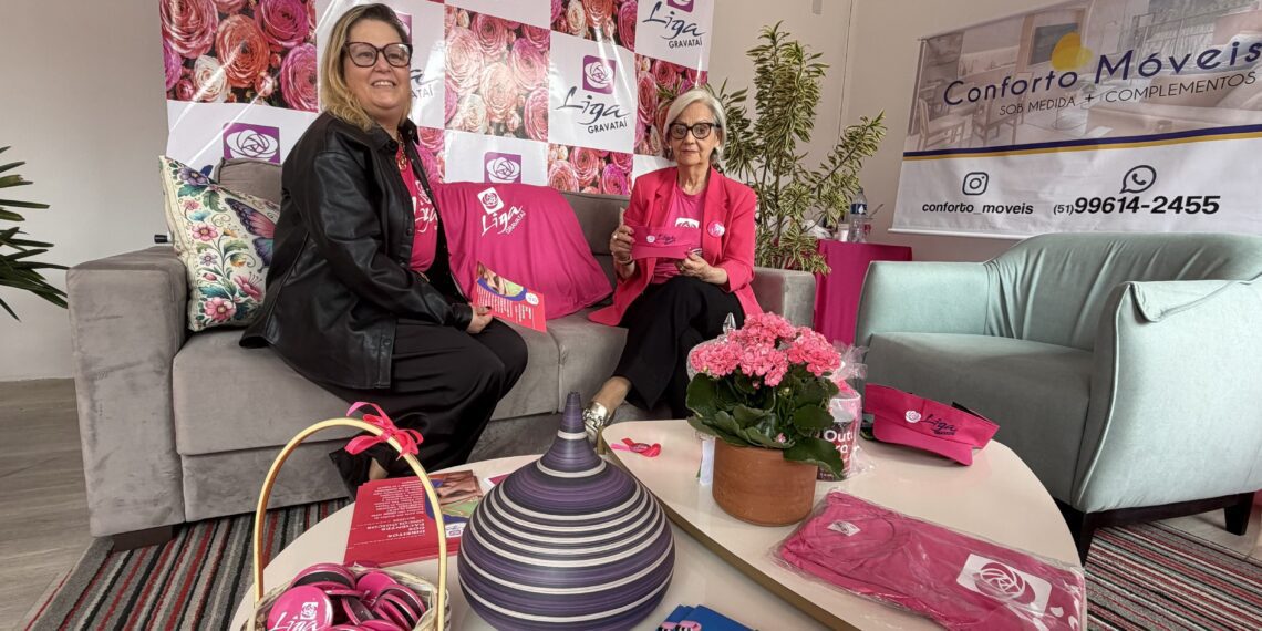 Apoie a Liga de Combate ao Câncer de Gravataí ao participar da campanha Outubro Rosa